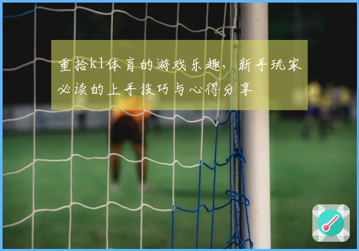 重拾k1体育的游戏乐趣，新手玩家必读的上手技巧与心得分享